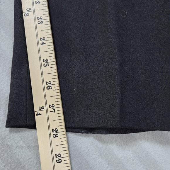 Vintage Mister Leonard Pants Womens 12 Black Wool Pleated Trousers High Rise - Picture 9 of 11